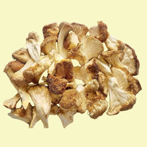 Organically grown, Australian, Dried Lions Mane Mushrooms.